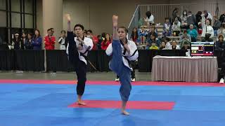 2023 USA Taekwondo Nationals Pairs Poomsae [upl. by Stauder]