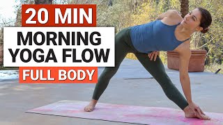 20 Min Morning Yoga Flow  Every Day Full Body Yoga For All Levels [upl. by Reseda916]