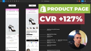 Conversion Rate Optimization How I Improved This Shopify Product Page [upl. by Astrea]