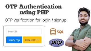 How to setup otp verification in a website [upl. by Lilhak]