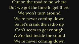 Faber Drive  Never Coming Down Lyrics [upl. by Atikihc]