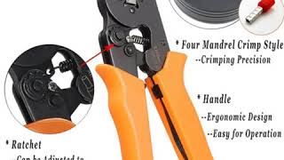 HSC8 6 6 Ferrules crimping tool video [upl. by Elleneg]