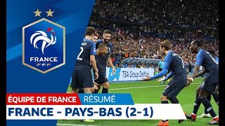 Équipe de France FrancePaysBas 21 le résumé I 2018 [upl. by Aurie]