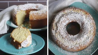 Velvety Soft Vanilla Bundt Cake  Quick amp Easy [upl. by Happy]