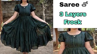 Long Frock Cutting and Stitching for beginners longfrockcuttingandstitching meeshosareehaul [upl. by Fay14]