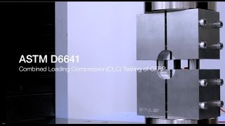 ASTM D6641 Combined Loading Compression CLC Testing of CFRP [upl. by Tanaka]