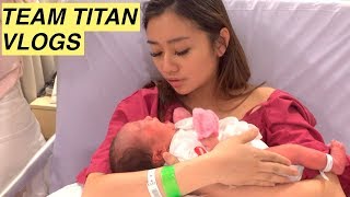 JianHao and Debbies Baby is Here  Team Titan Vlogs [upl. by Iturk]