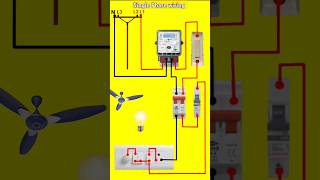 House room wiring 1 phase board wiring electricalwiring panelwiring electrical wiringcircuit [upl. by Buehrer593]