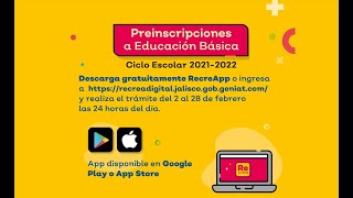 Preinscripción 2021 en Jalisco Actualizado [upl. by Sink]