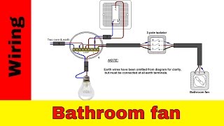 How to wire bathroom fan UK [upl. by Aitnahs]