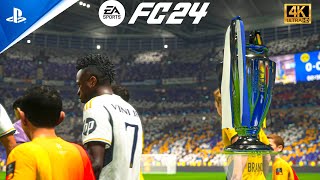 FC 24 Borussia Dortmund VS Real Madrid  UEFA Champions League FINAL  PS5 Gameplay 4K 60FPS HDR [upl. by Meekyh]