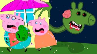 Zombie Apocalypse Zombies Appear At The Maternity   Peppa Pig Funny Animation [upl. by Nailimixam]