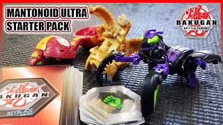 Abrindo Sarter Pack DARKUS MANTONOID ULTRA  Bakugan Battle Planet [upl. by Anayia]