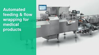 Automated feeding amp flow wrapping for medical products [upl. by Romaine781]