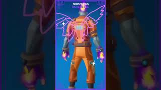 Fortnite Back Bling  Neon Wings  Epic 🎒 [upl. by Peppie]