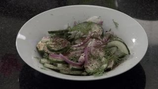 Cucumber Zucchini Salad  Cucumber Salad Ideas [upl. by Leihcim104]