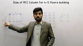 Required Size of RCC Column for 4 to 5 floor Building  How to Select Size of RCC Column [upl. by Nrehtak907]