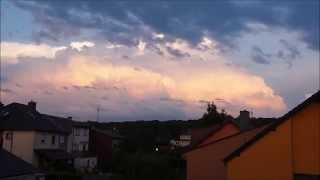 Cumulonimbus Pileus Timelapse [upl. by Atterg]