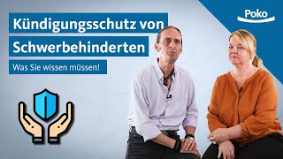 Kündigungsschutz für schwerbehinderte Arbeitnehmer Das müssen Sie wissen [upl. by Belamy712]