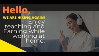 MAYTREE ENGLISH HOMEBASED ESL COMPANY PAID with or without students [upl. by Orella5]