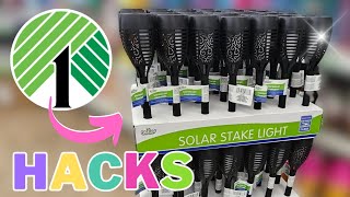 BRILLIANT 🤯 Dollar Tree DIY Crafts using SOLAR LIGHTS [upl. by Mickie]