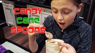 How To Make Candy Cane Spoons  In The Kitchen With Bethany G [upl. by Hennie376]