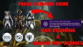 Warframe Easy Focus Farming Guide to Unlock and Max Schools [upl. by Barboza]