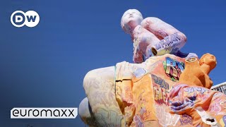 Las Fallas in Valencia Spain  Burning Giant Statues  Fire Festival in Valencia  Las Fallas 2019 [upl. by Nerahs]