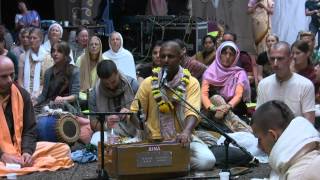 Kirtan Mela Nama Yajna with HG Madhava Prabhu 06092012 in Feriendorf Hoher Hain Germany [upl. by Airdnala]