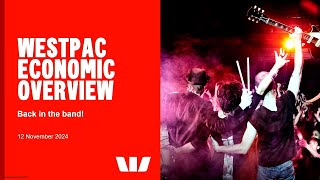 Westpac November 2024 Quarterly Economic Overview [upl. by Ohcamac]