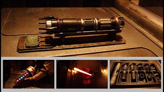 Savis Workshop FULL lightsaber build and showDisneyland [upl. by Blim613]