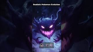 Realistic Pokemon Evolution  Gengar pokemon pokemoncommunity shorts gengar jigglypuff [upl. by Michaelina]