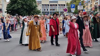 Festumzug der Schlossfestspiele Merseburg 2024 [upl. by Idissak115]