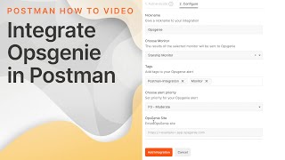 Integrate with Opsgenie in Postman [upl. by Addie]