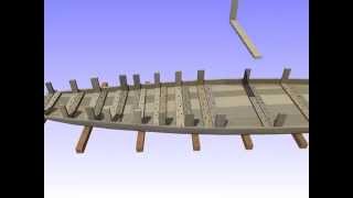 Bevaix Boat  Construction Sequence Animation [upl. by Laurena480]