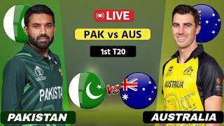 Pakistan vs Australia Live 1st T20  PAK vs AUS Live  Scores amp Commentary [upl. by Mandle]