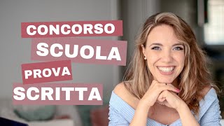 Concorso scuola  La prova scritta [upl. by Doy412]