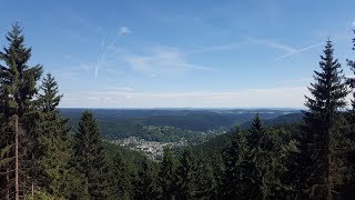 Panoramablick Milonsruh   SteinachThüringen  Fellberg  820 m NN  Thüringer Wald [upl. by Lowery147]