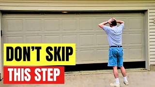 Garage Door Framing  the Right Way  Dont Skip this Step [upl. by Reinaldo]