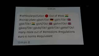 vehicularpollution 🛑 Out of bs6 🇮🇳 scrap plate gj6eh7061 🇩🇪 gj6fc7061 🇬🇧 gj6k7061 🇮🇳 gj6hj7061 🇬🇧 [upl. by Mccreary]