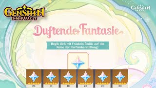 Genshin Impact  NEUE AKTION Duftende Fantasie für Urgestein [upl. by Annia]