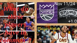 NBA Nov1124 Injury Prone List  pics amp player watch [upl. by Freddi]