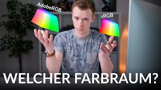 Warum du den FARBRAUM verstehen solltest AdobeRGB oder sRGB [upl. by Enelear]