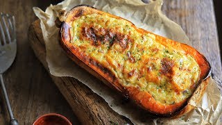 CHEESY STUFFED SQUASH RECIPE [upl. by Anih257]