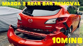 Mazda 3 Rear Bumper Removal StepbyStep DIY Guide [upl. by Gerardo]