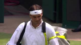 Rafa Nadal gets Centre Court rocking  Wimbledon 2014 [upl. by Chadd]