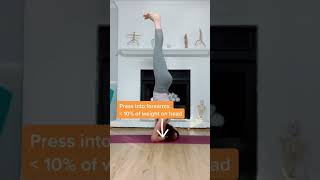 Benefits of headstand ⬆️ check this out 👀 shorts [upl. by Quenby]