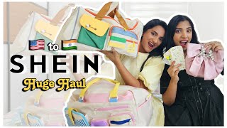 SHEIN Parcel from USA🇺🇸 to INDIA🇮🇳 worth 25000₹  😱SHEIN HaulClothing Makeup amp MoreManasa [upl. by Schechter]