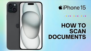 How to Scan Documents on iPhone 15 [upl. by Feetal]