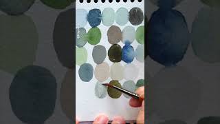 Welcoming the chilly weather with this watercolor doodle 👆🏻 Full Tutorial [upl. by Leilani465]